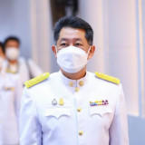 อว. จัดพิธีถวายพระพรชัยมงคลและพิธีถวายสัตย์ปฏิญาณเพื่อเป็นข้ ... Image 14